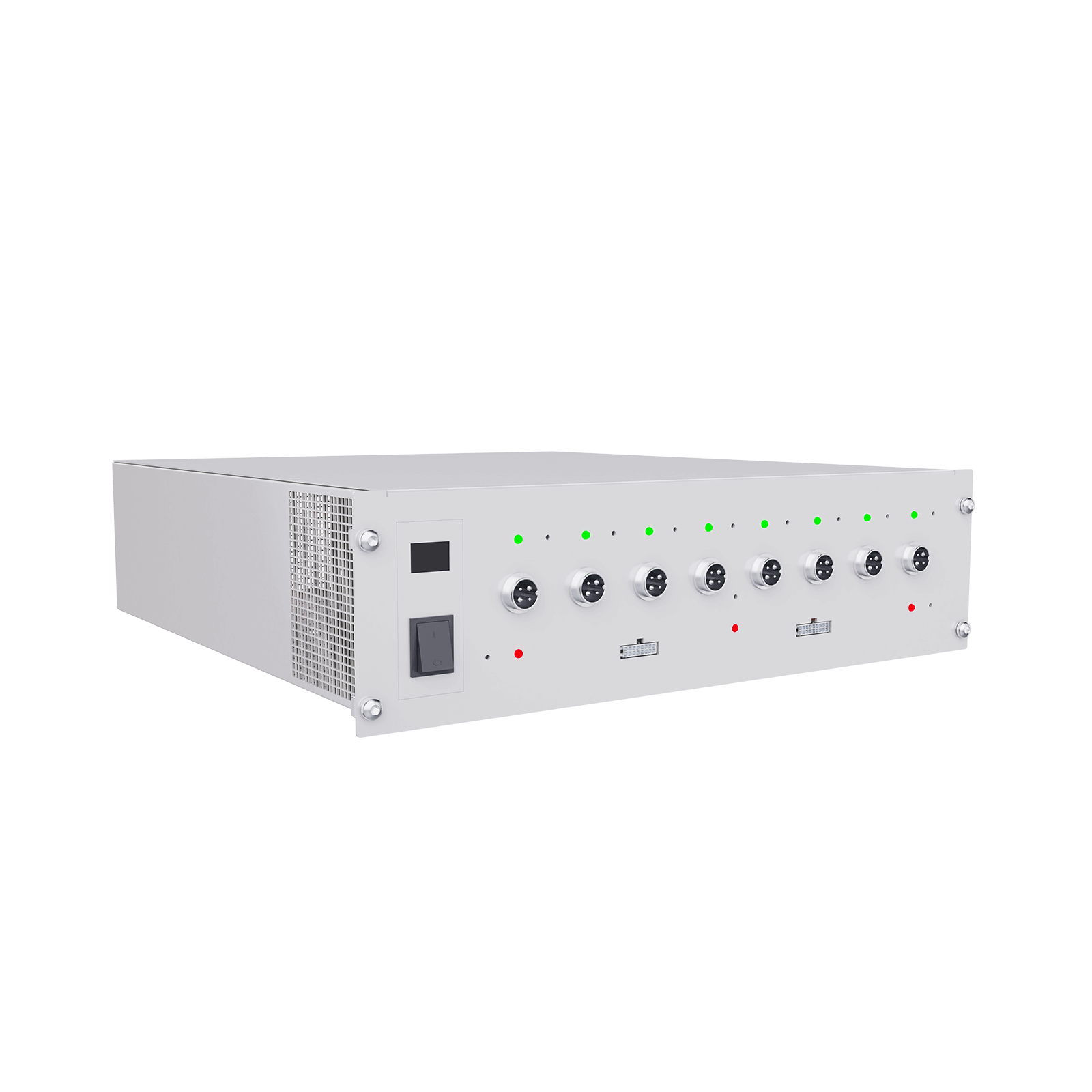 Side view of module for Langtian battery analyzer 12A 16-channel
